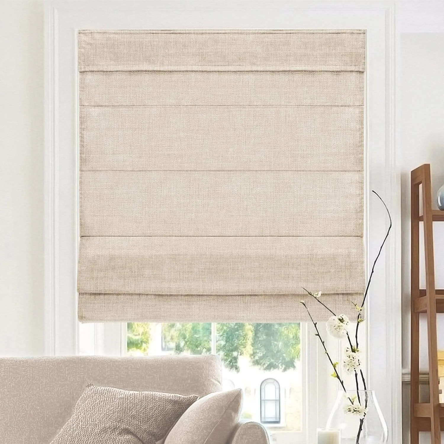 Light Filtering | Crosshatched with Liner and Valance | Belgian