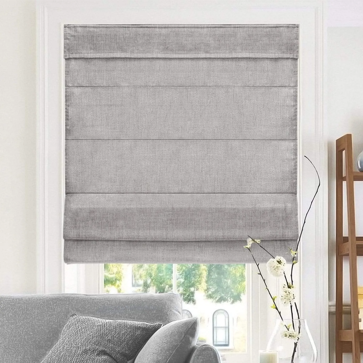 Light Filtering | Crosshatched with Liner and Valance | Belgian