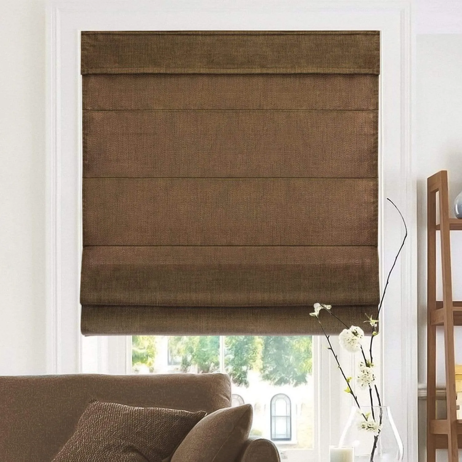 Light Filtering | Crosshatched with Liner and Valance | Belgian