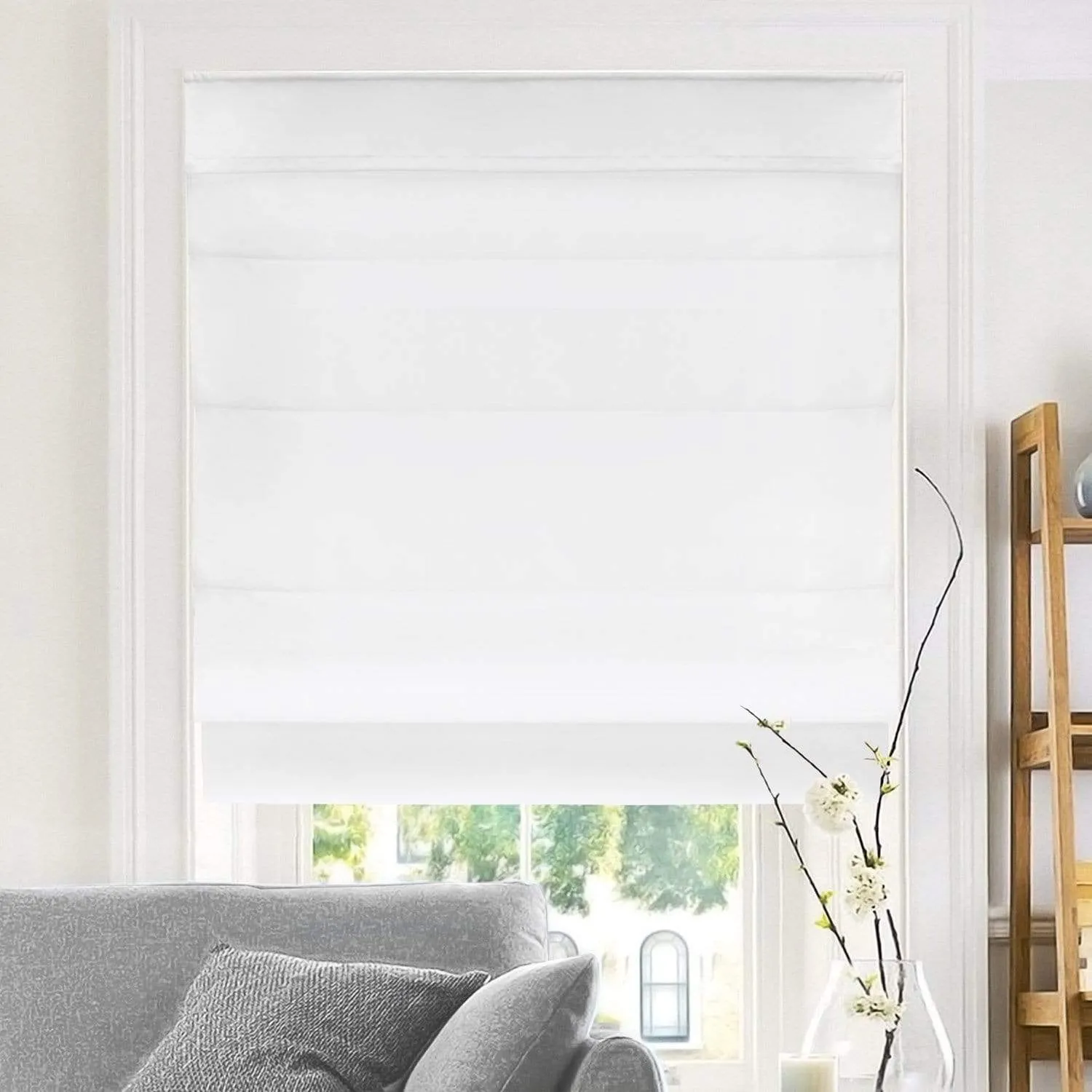 Light Filtering | Crosshatched with Liner and Valance | Belgian