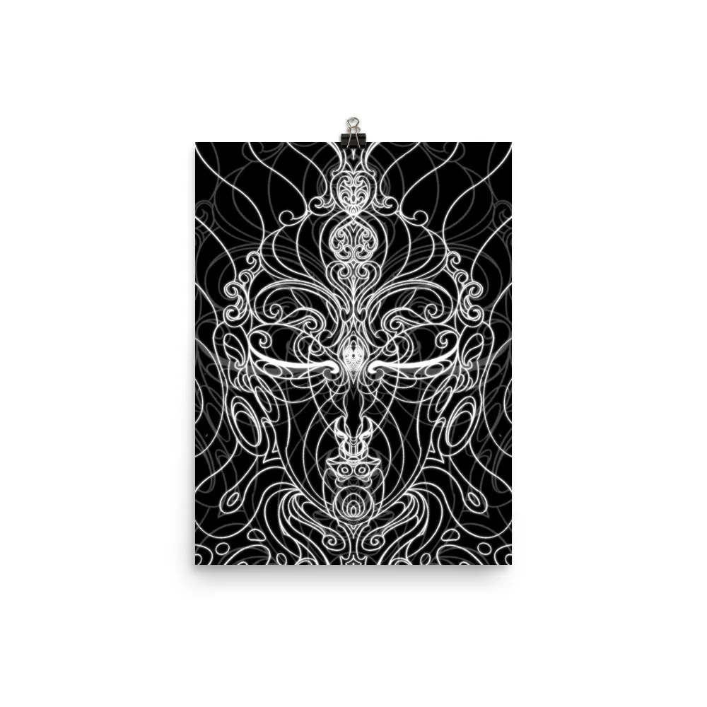 Linear 8 - Buddha - Paper Print