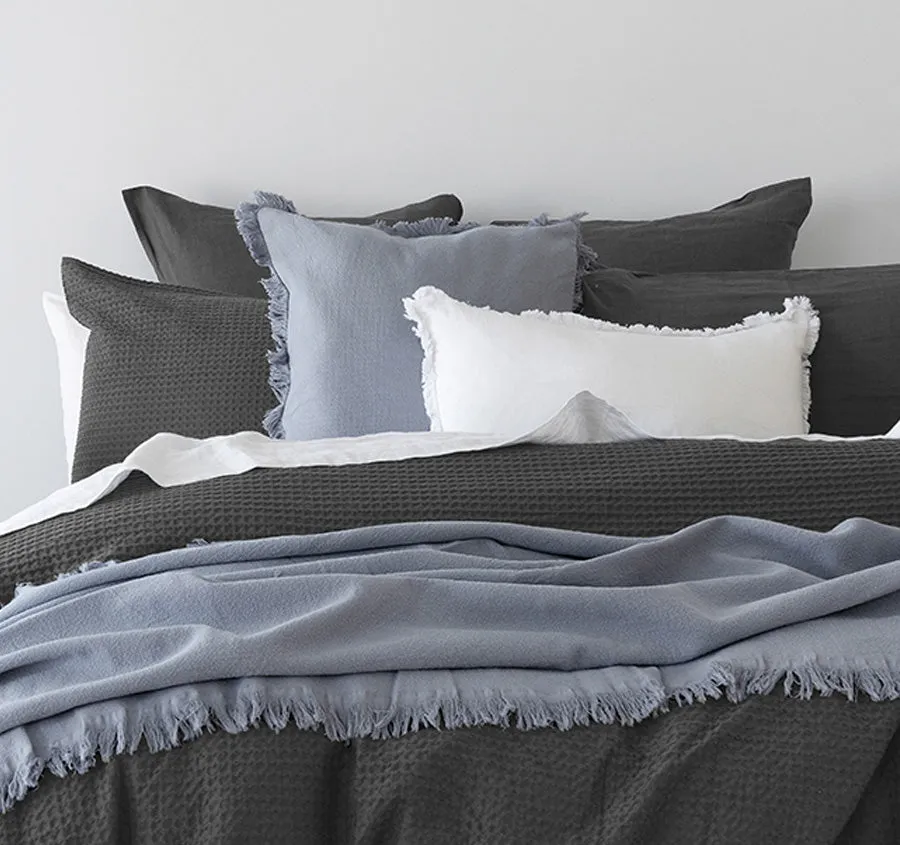 Melville Quilt Cover Set Range Charcoal