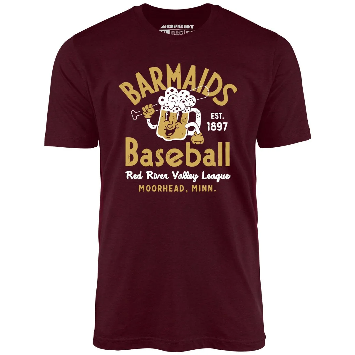 Moorhead Barmaids - Minnesota - Vintage Defunct Baseball Teams - Unisex T-Shirt