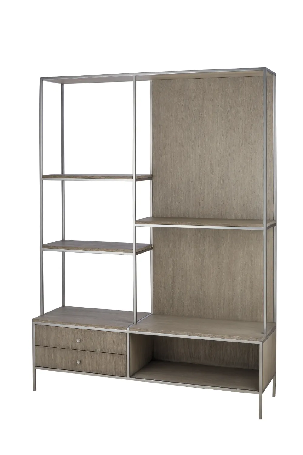 Neutral Toned Oak Bookcase | Andrew Martin Paxton