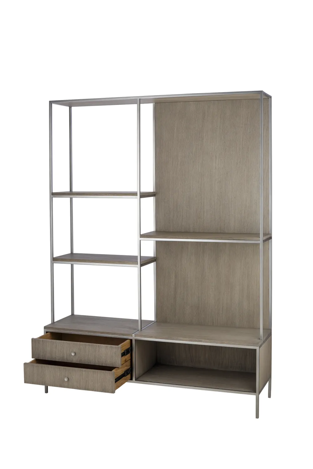 Neutral Toned Oak Bookcase | Andrew Martin Paxton