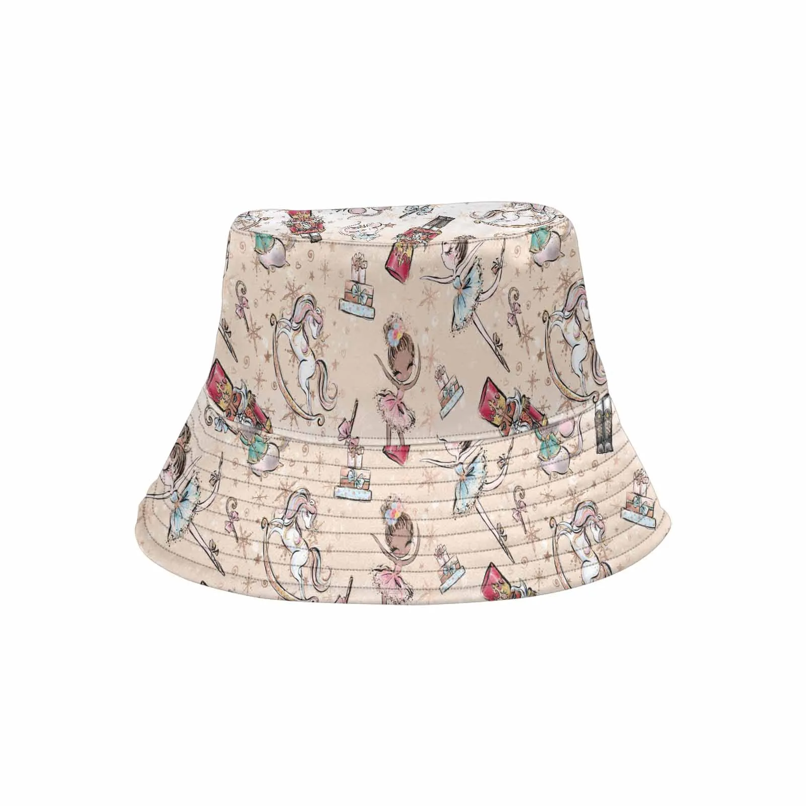 Nutcracker 50  Unisex Summer Single-Layer Bucket Hat