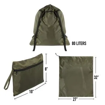 Packable Laundry Bag Backpack