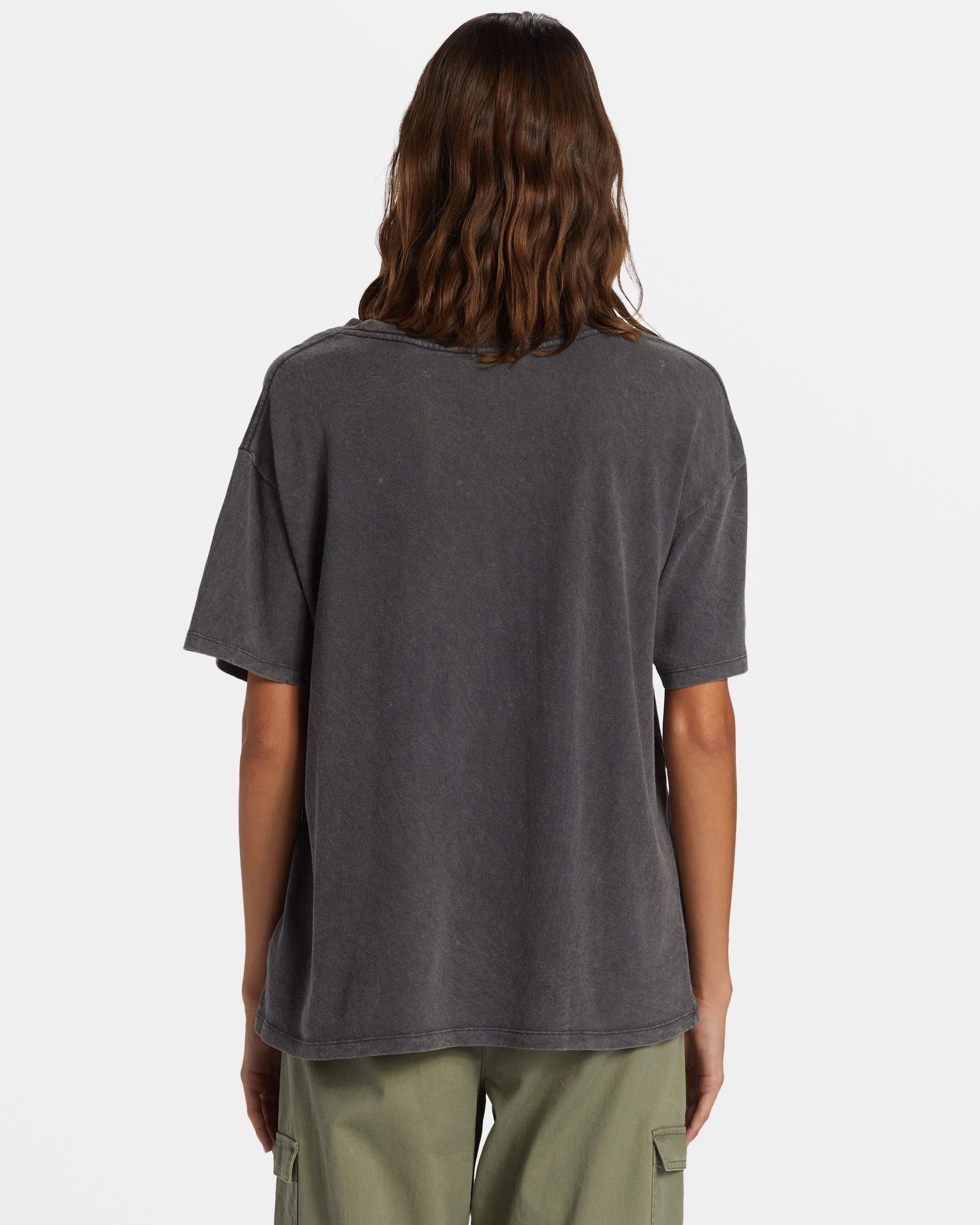 Paradise Peaks Short Sleeve Oversized T-Shirt - Phantom