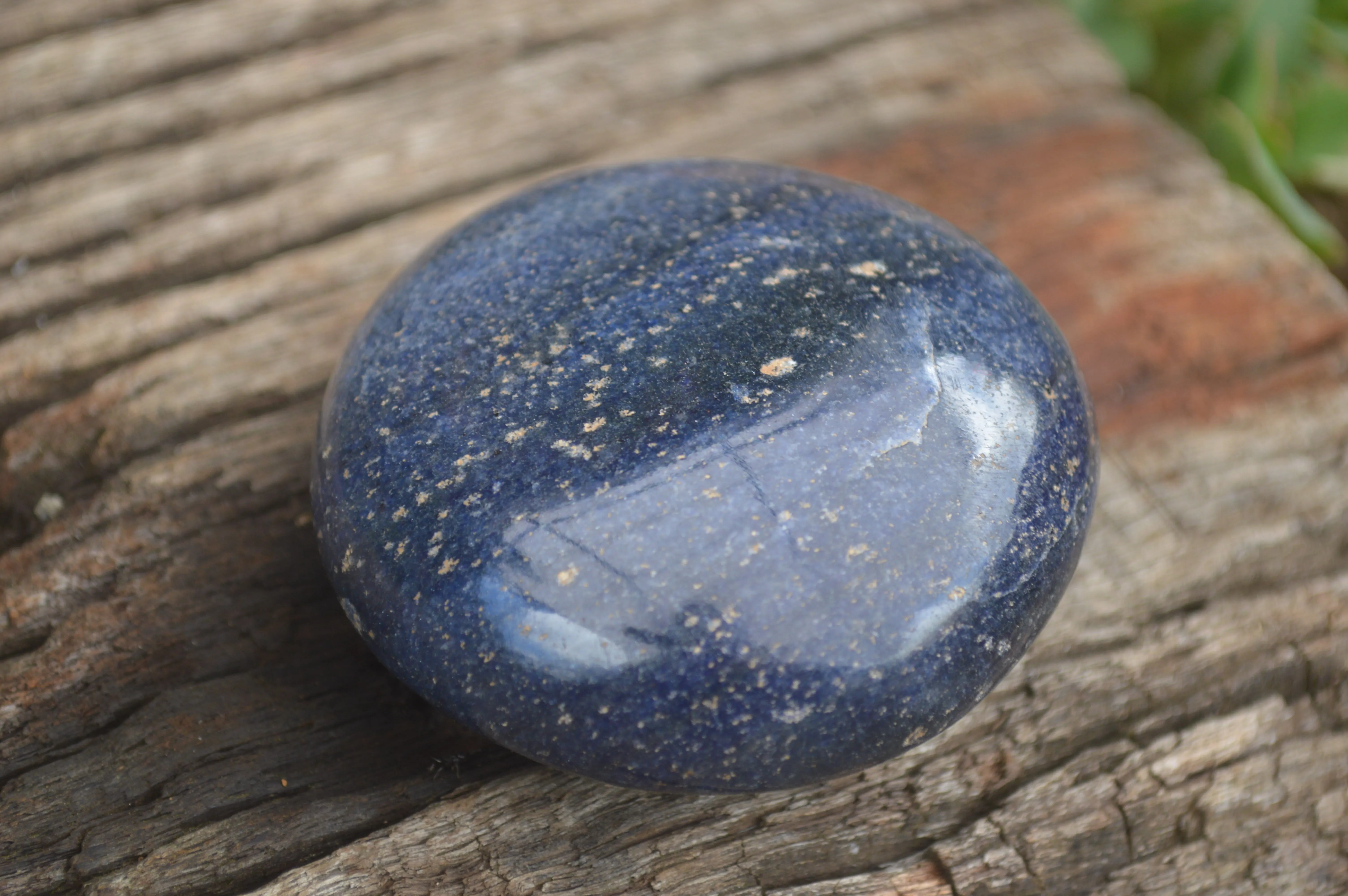 Polished Lazulite Highly Selected Gallets / Palm Stones  - Sold per 1 Kg - From Tulear, Madagascar