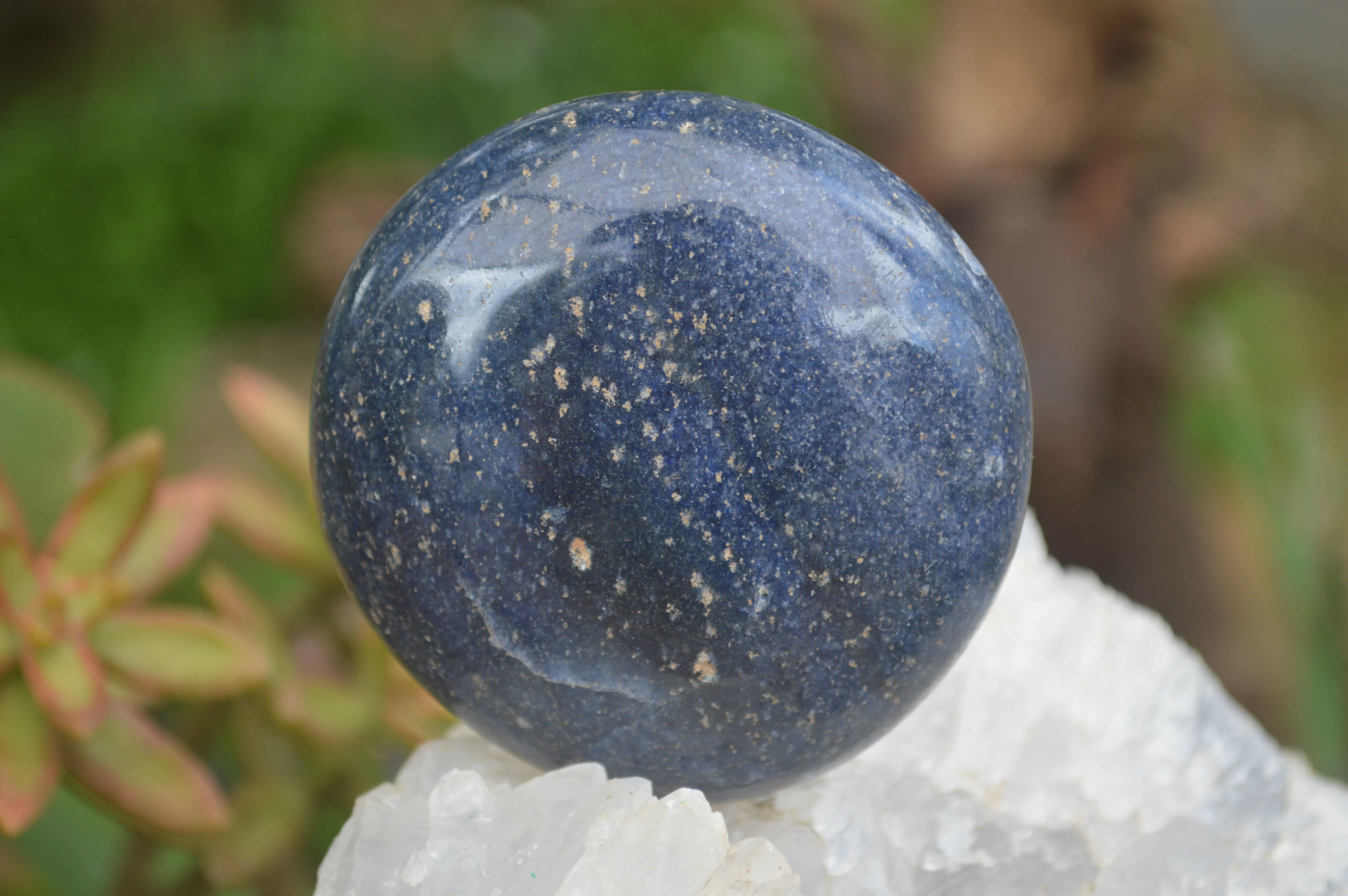 Polished Lazulite Highly Selected Gallets / Palm Stones  - Sold per 1 Kg - From Tulear, Madagascar