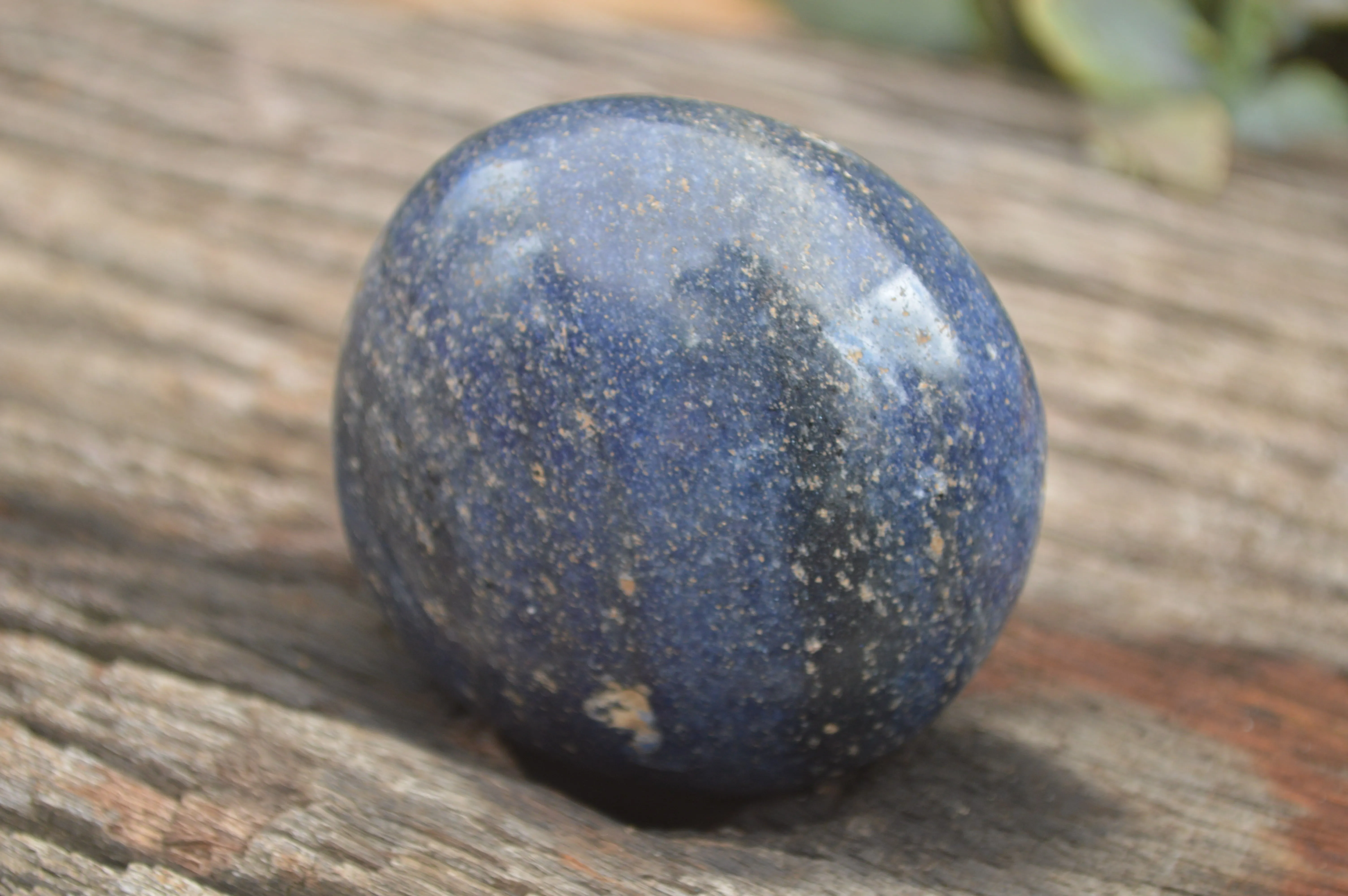 Polished Lazulite Highly Selected Gallets / Palm Stones  - Sold per 1 Kg - From Tulear, Madagascar