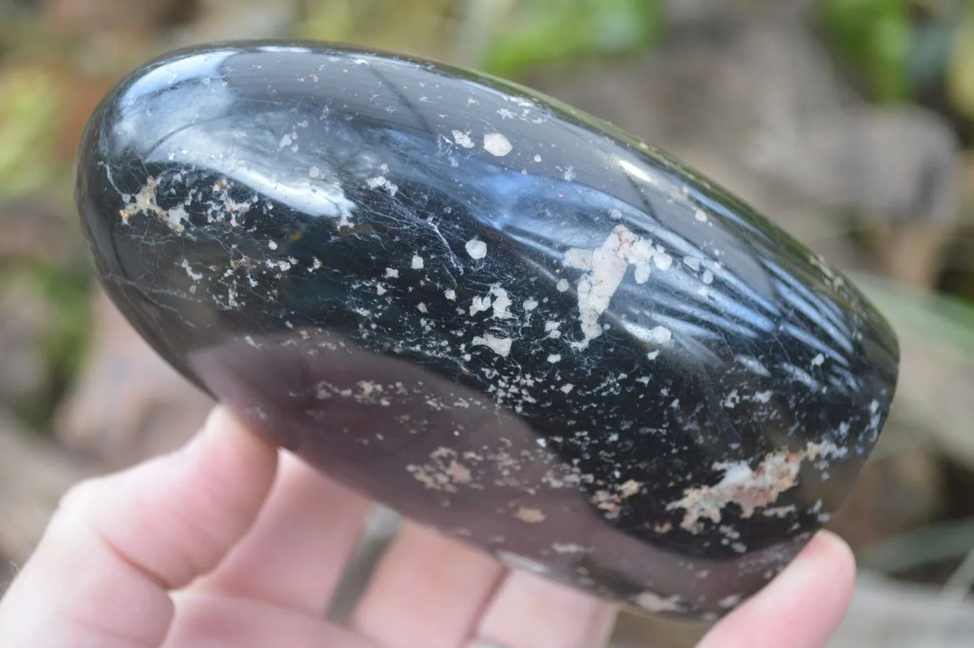 Polished Schorl Black Tourmaline Standing Free Forms x 2 From Madagascar