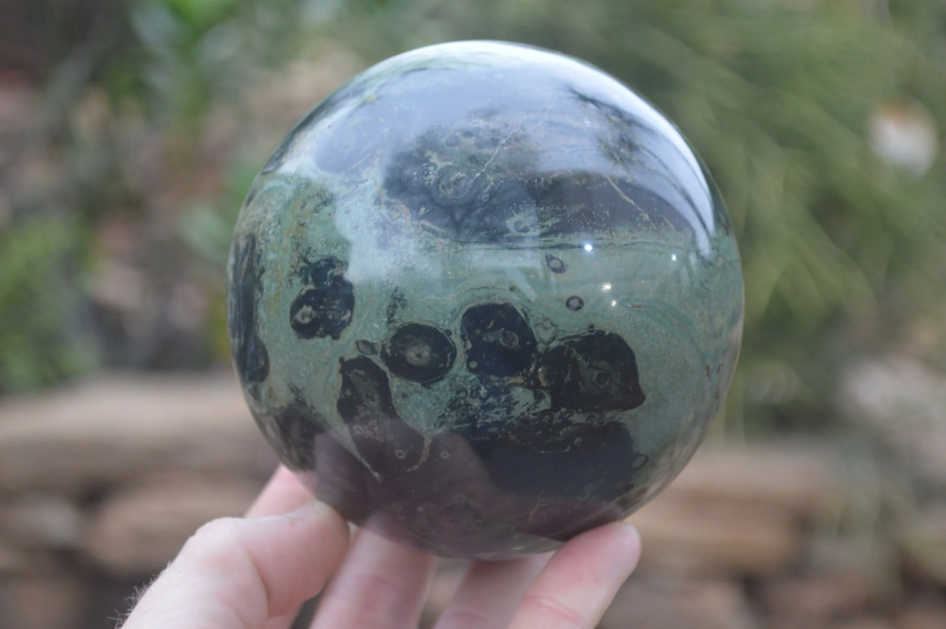 Polished Stromatolite Jasper Sphere x 1 From Madagascar