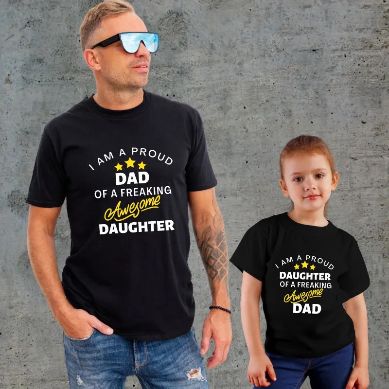 Proud Dad & Proud Daughter T-Shirts