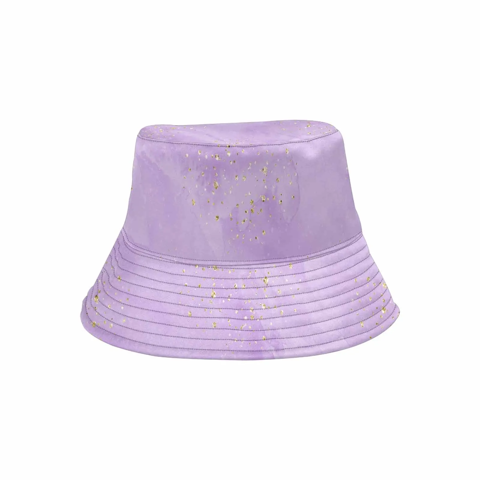 Purple  Unisex Summer Single-Layer Bucket Hat