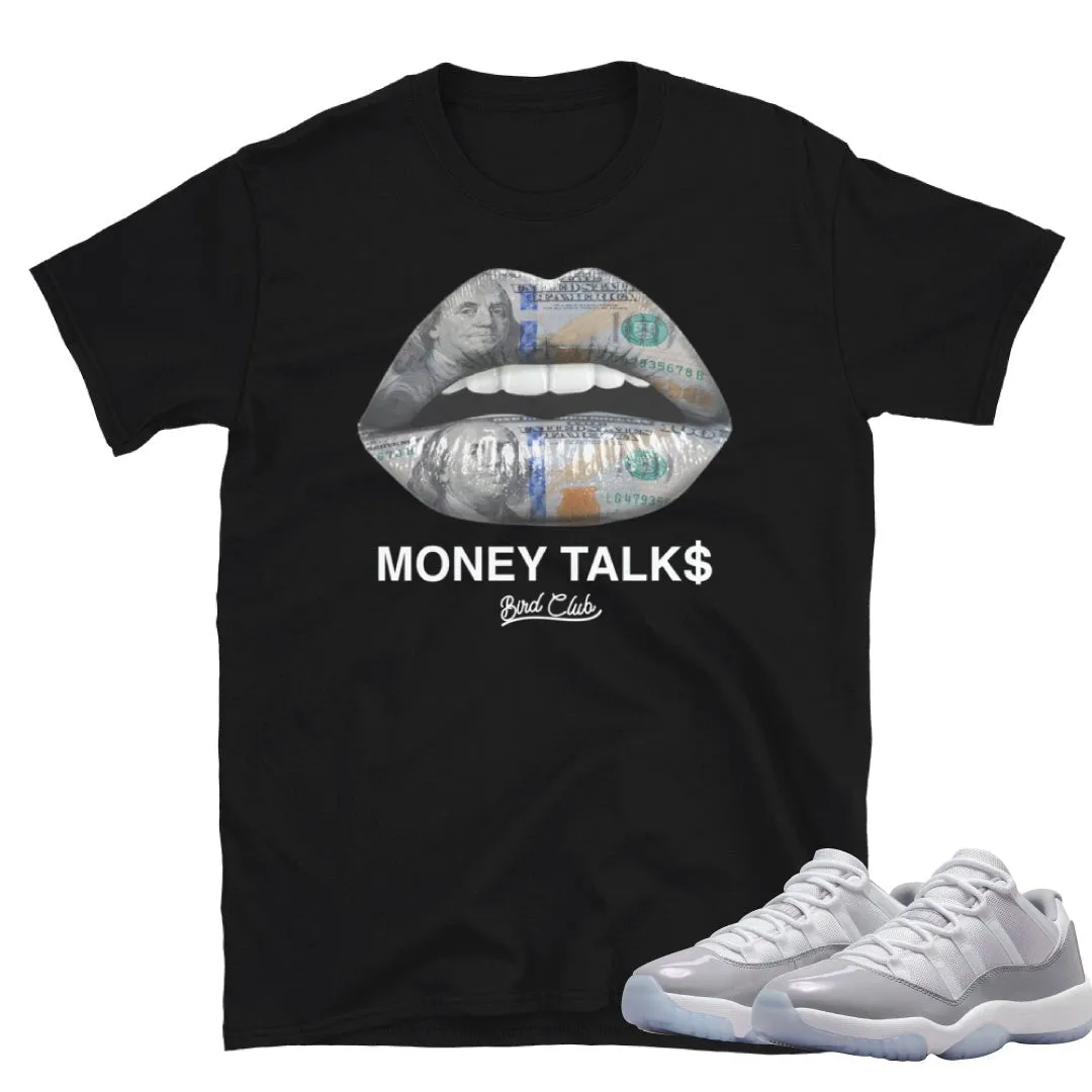 Retro 11 Low Cement Grey "Money Talks" Shirt