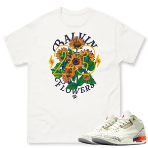 Retro 3 J. Balvin Medellin Sunsets Sunflower Shirt