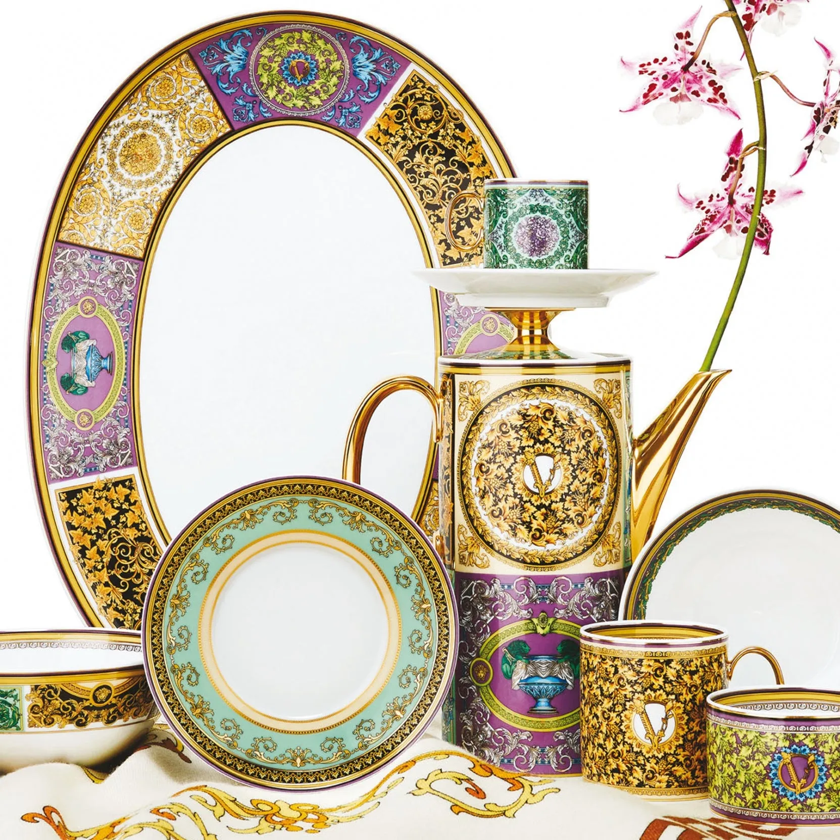 Rosenthal Versace Dinnerware Barocco Mosaic