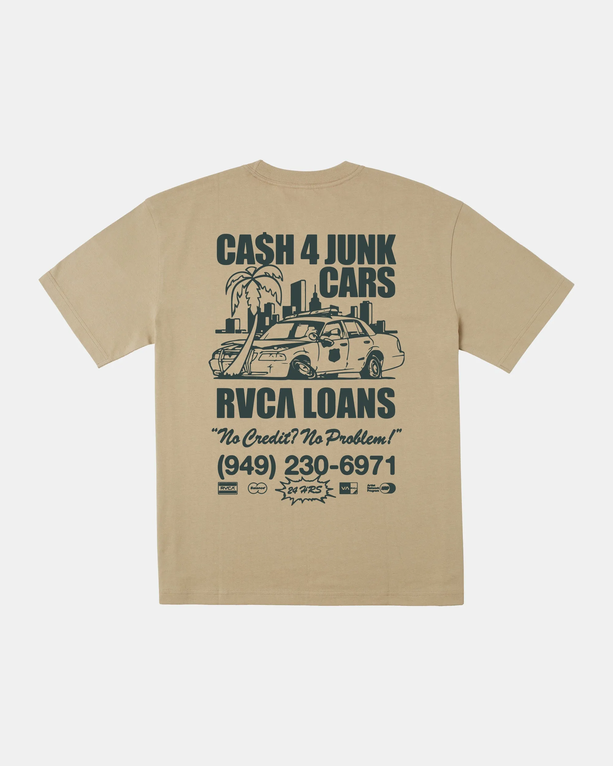 RVCA Loans Tee - Khaki