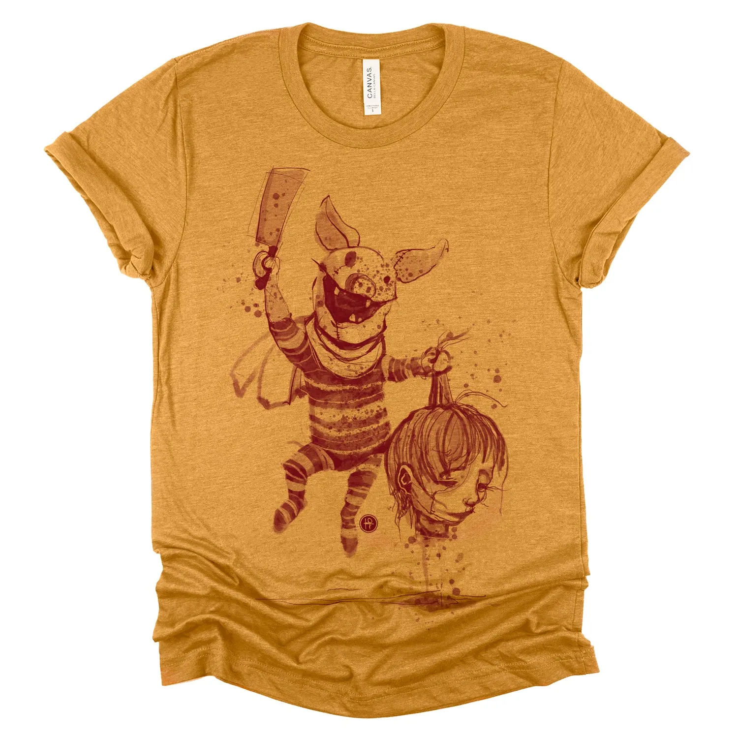 Savage Piglet: A Dark Twist on Innocence T-Shirt