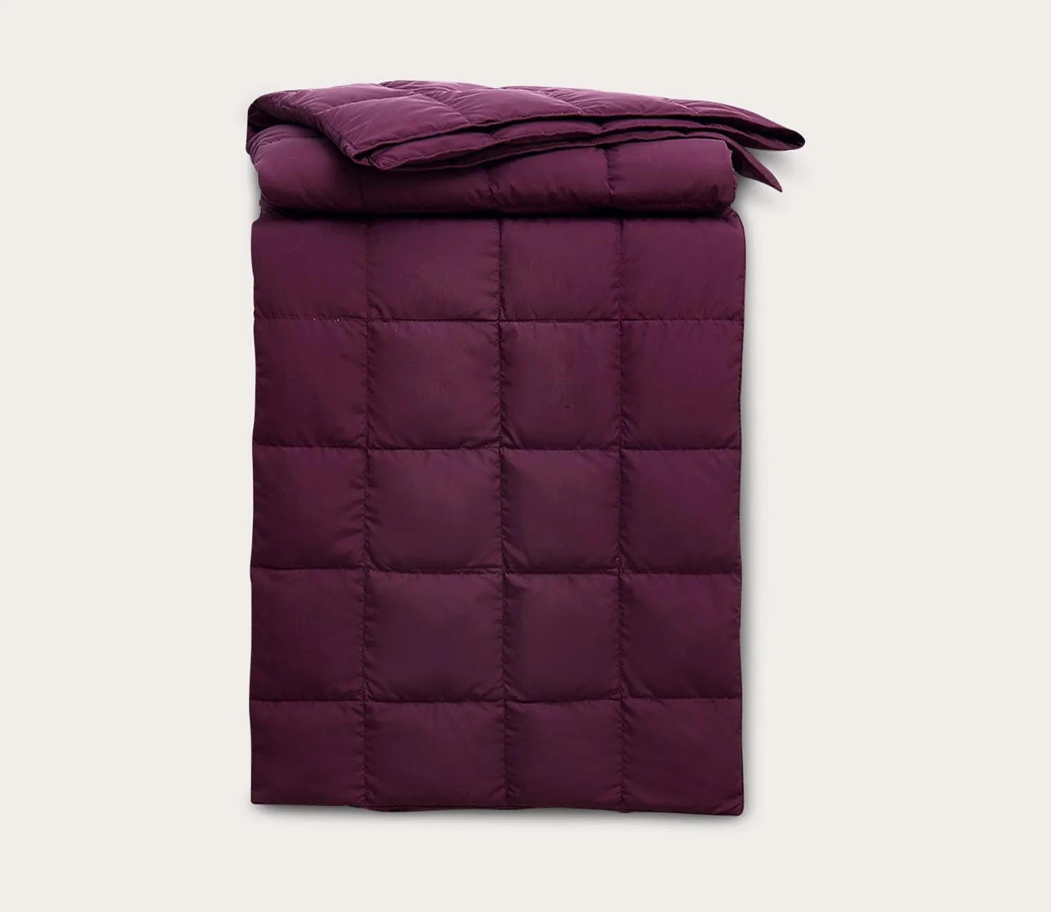 Serta Packable Down Fiber Throw Blanket