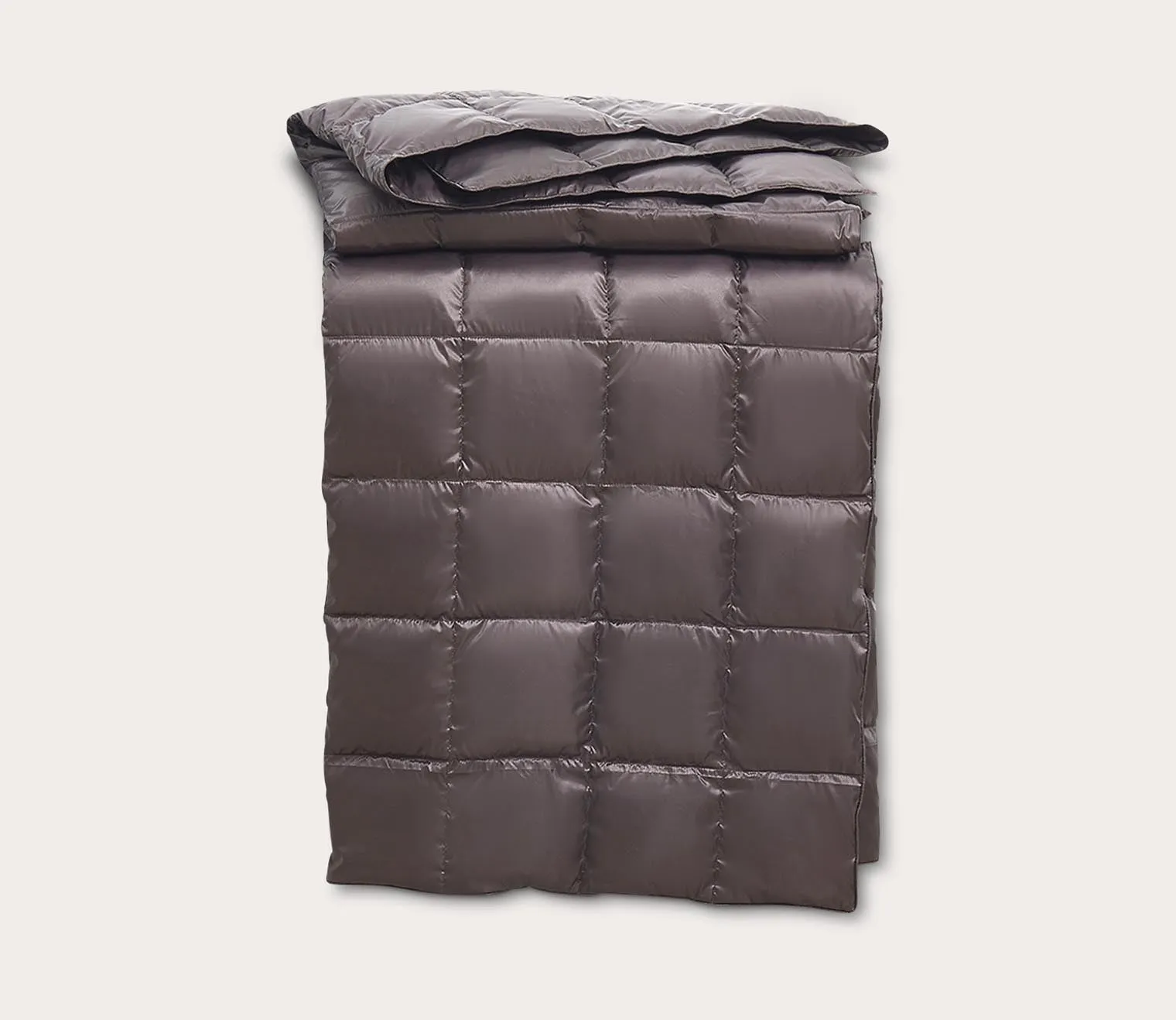 Serta Packable Down Fiber Throw Blanket