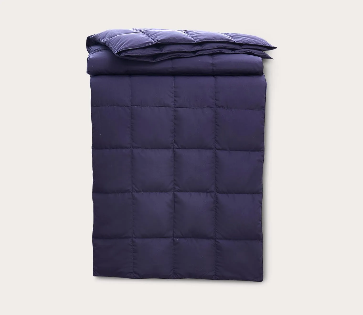 Serta Packable Down Fiber Throw Blanket