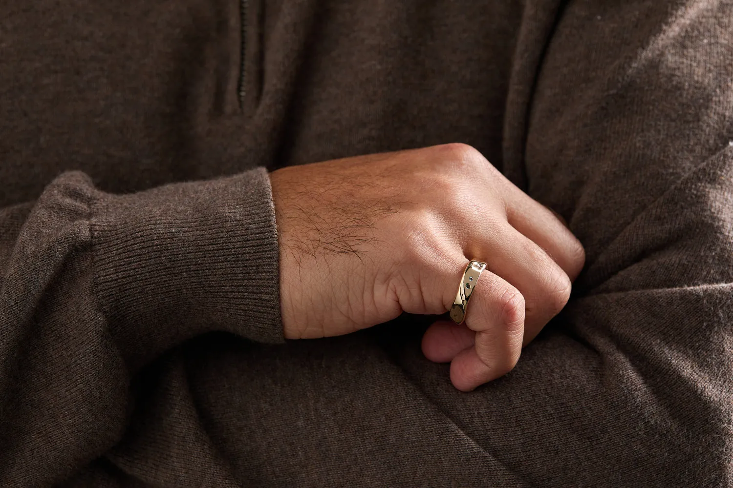 Swell Stone Ring | Yellow Gold