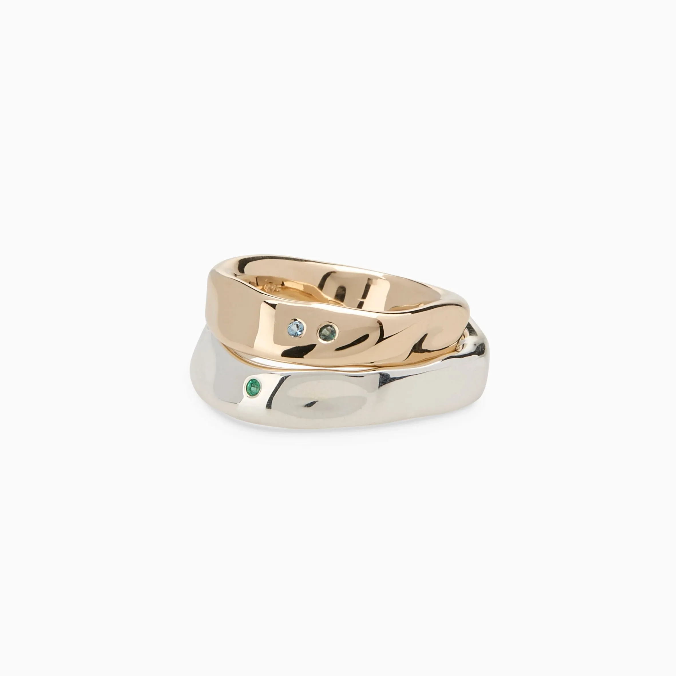 Swell Stone Ring | Yellow Gold