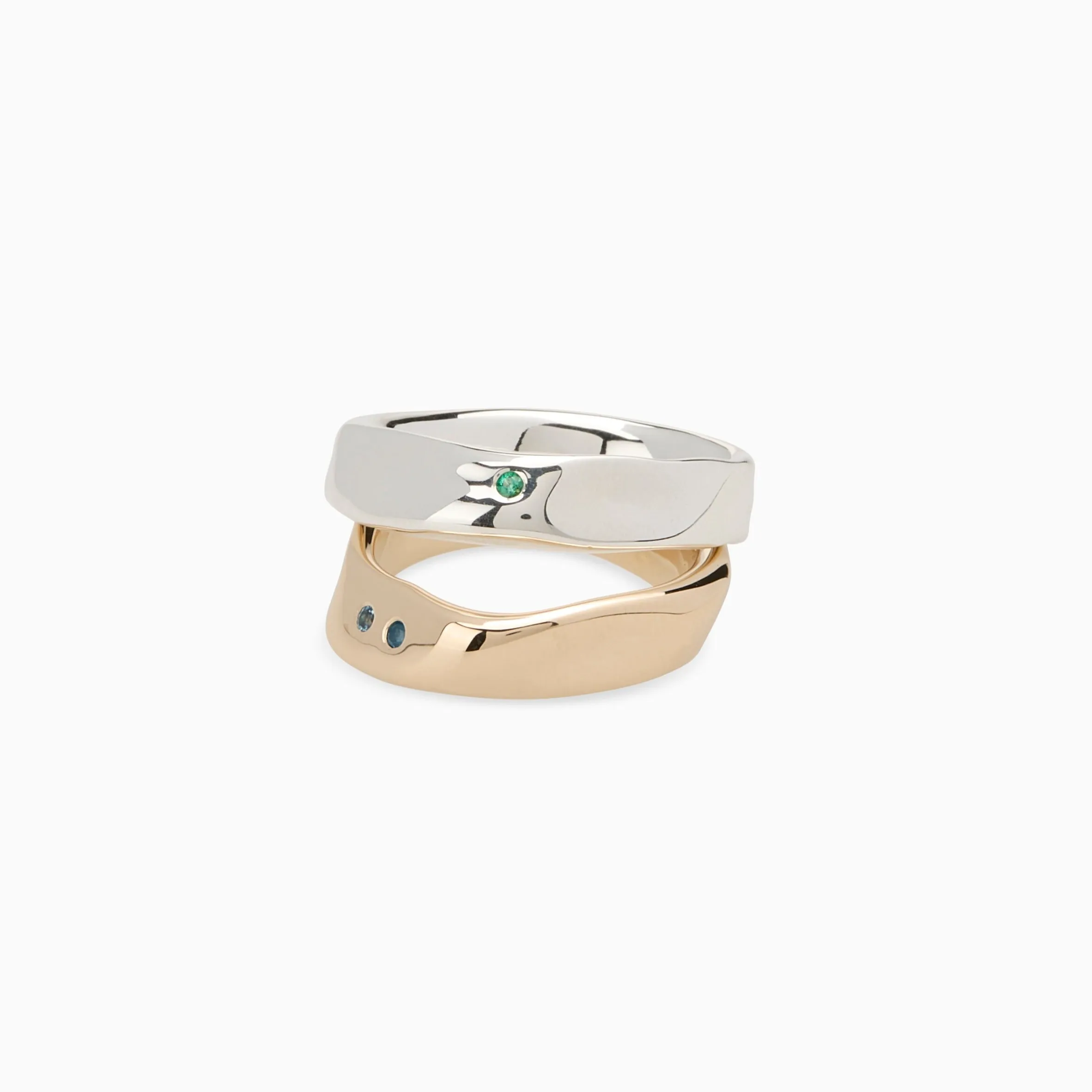 Swell Stone Ring | Yellow Gold