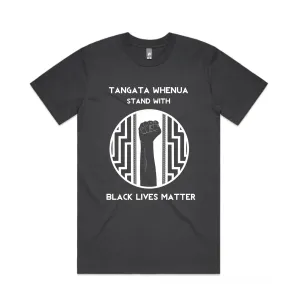 Tangata Whenua stand with Black Lives Matter T Shirt