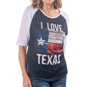 Texas Love Rhinestone Top