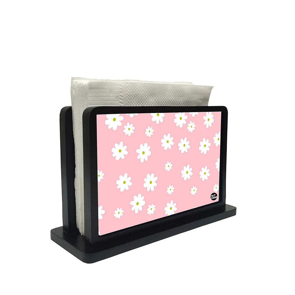 Tissue Holder Paper Napkin Stand - Pastel Fresh Flowers