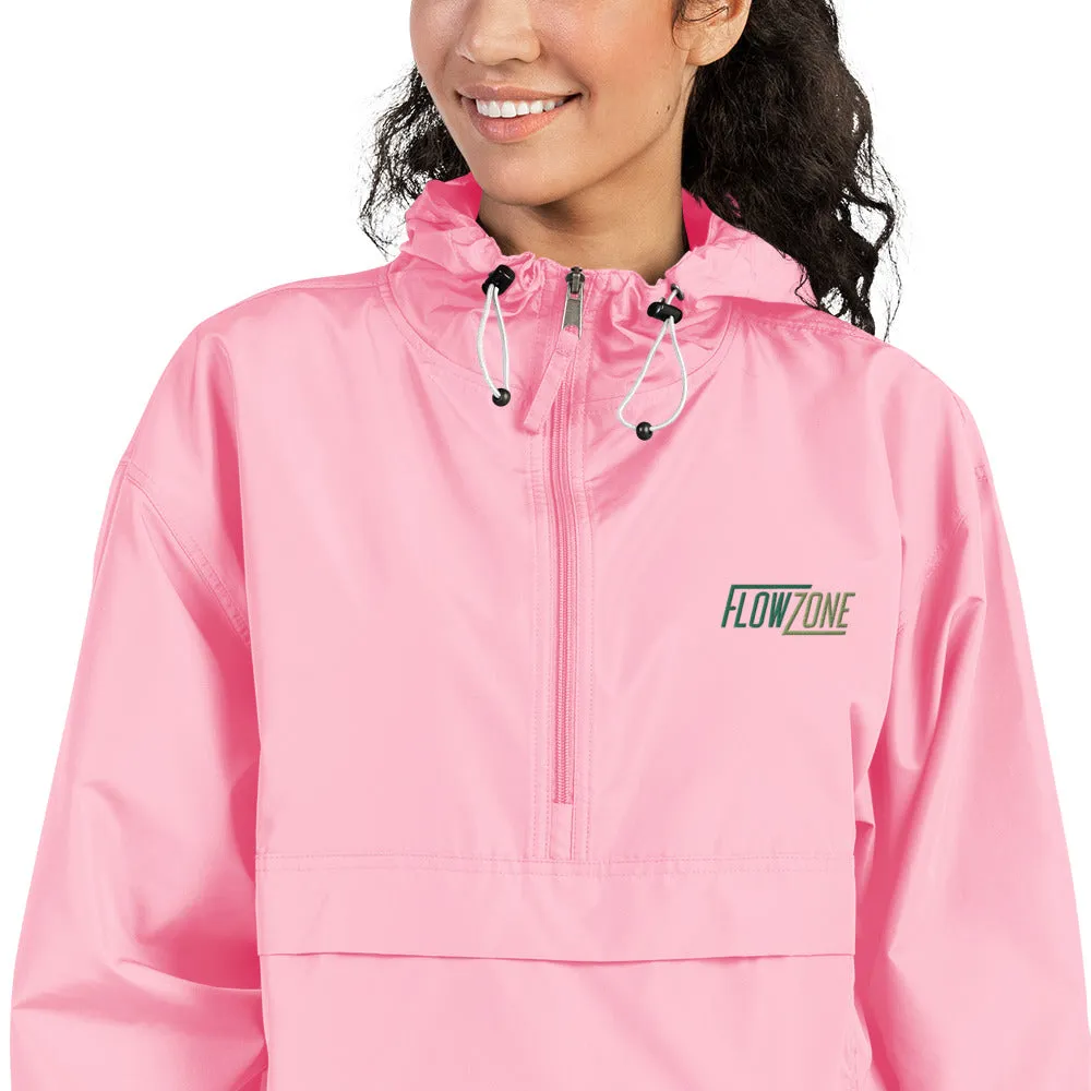 Unisex Embroidered Logo Packable Wind Jacket