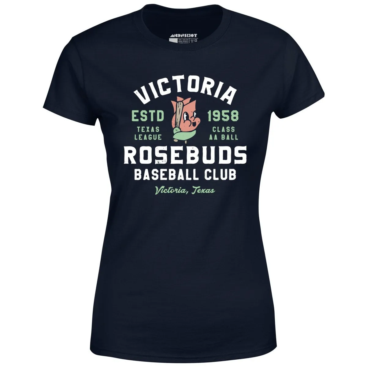 Victoria Rosebuds - Texas - Vintage Defunct Baseball Teams - Women's T-Shirt