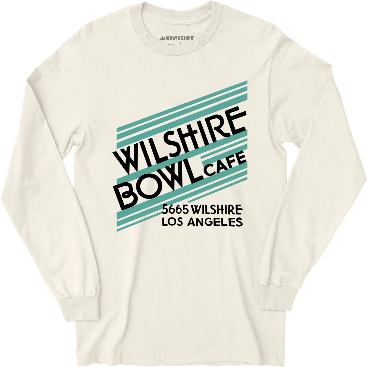 Wilshire Bowl Cafe - Los Angeles, CA - Vintage Restaurant - Long Sleeve T-Shirt