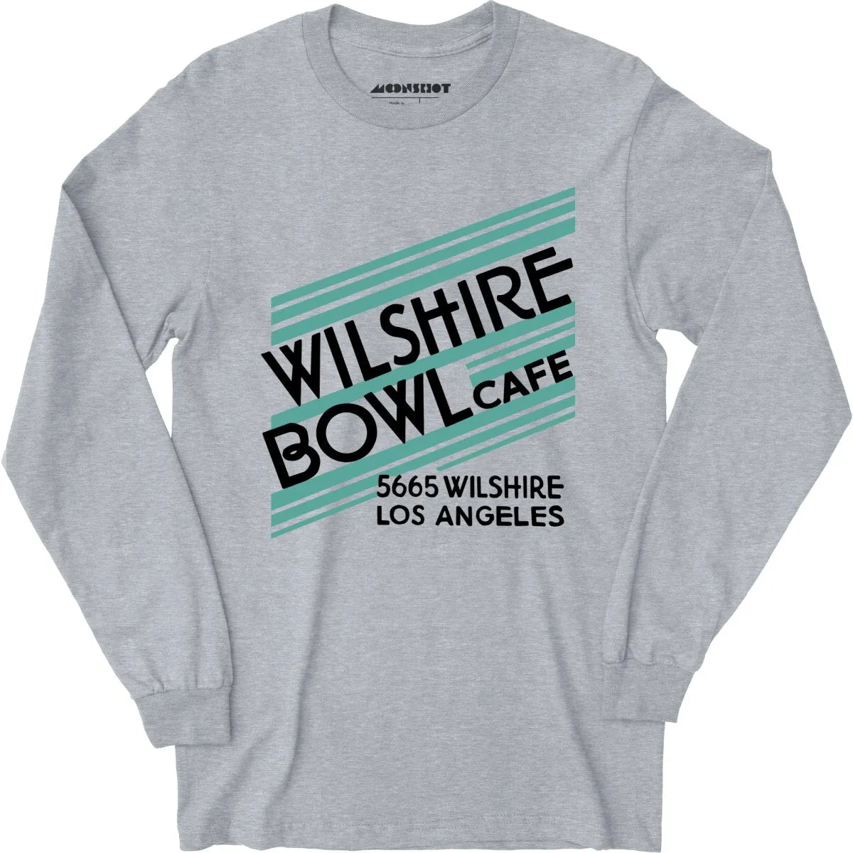 Wilshire Bowl Cafe - Los Angeles, CA - Vintage Restaurant - Long Sleeve T-Shirt