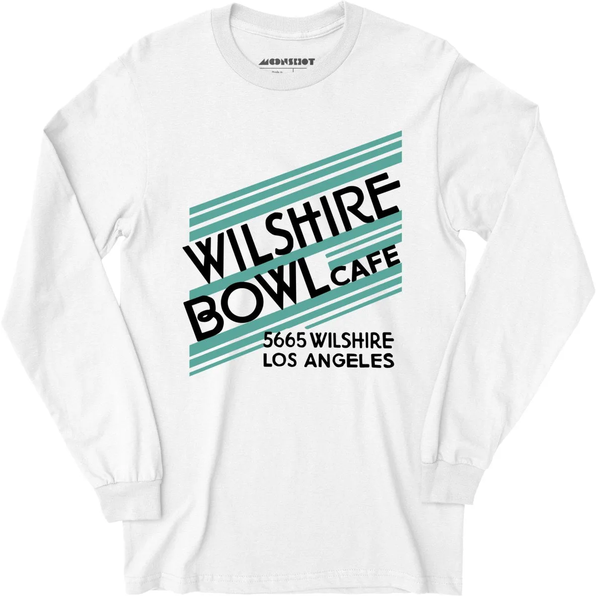 Wilshire Bowl Cafe - Los Angeles, CA - Vintage Restaurant - Long Sleeve T-Shirt