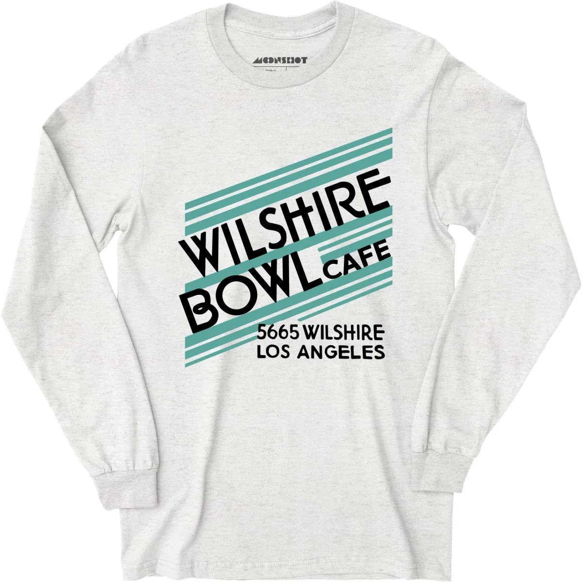 Wilshire Bowl Cafe - Los Angeles, CA - Vintage Restaurant - Long Sleeve T-Shirt