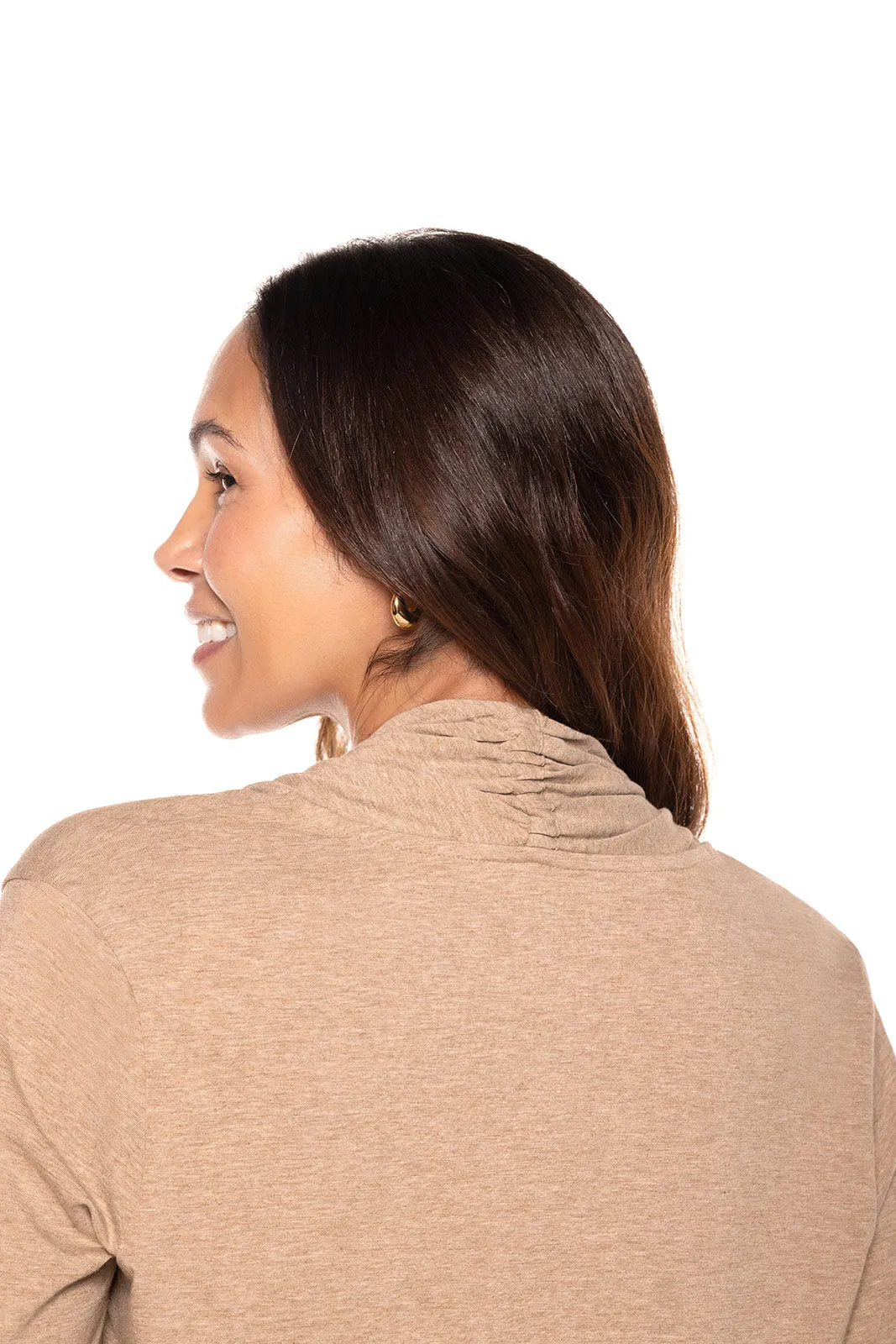 Women's Marietas Sun Wrap  |  Dark Taupe Heather