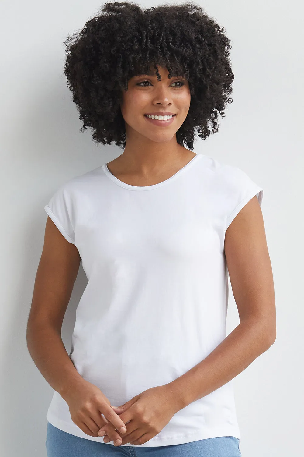 Women's Organic Cap Sleeve Easy Tee