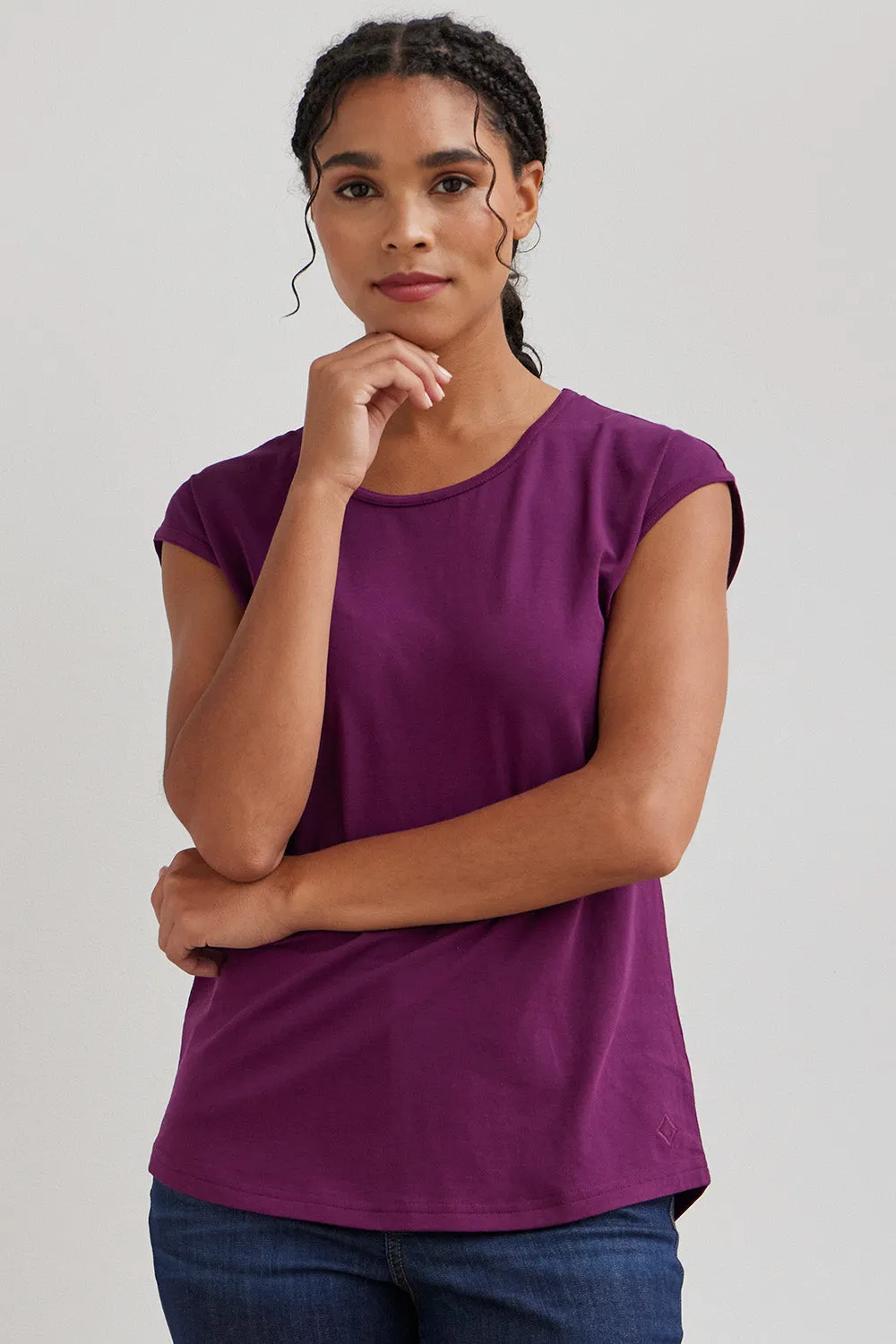 Women's Organic Cap Sleeve Easy Tee