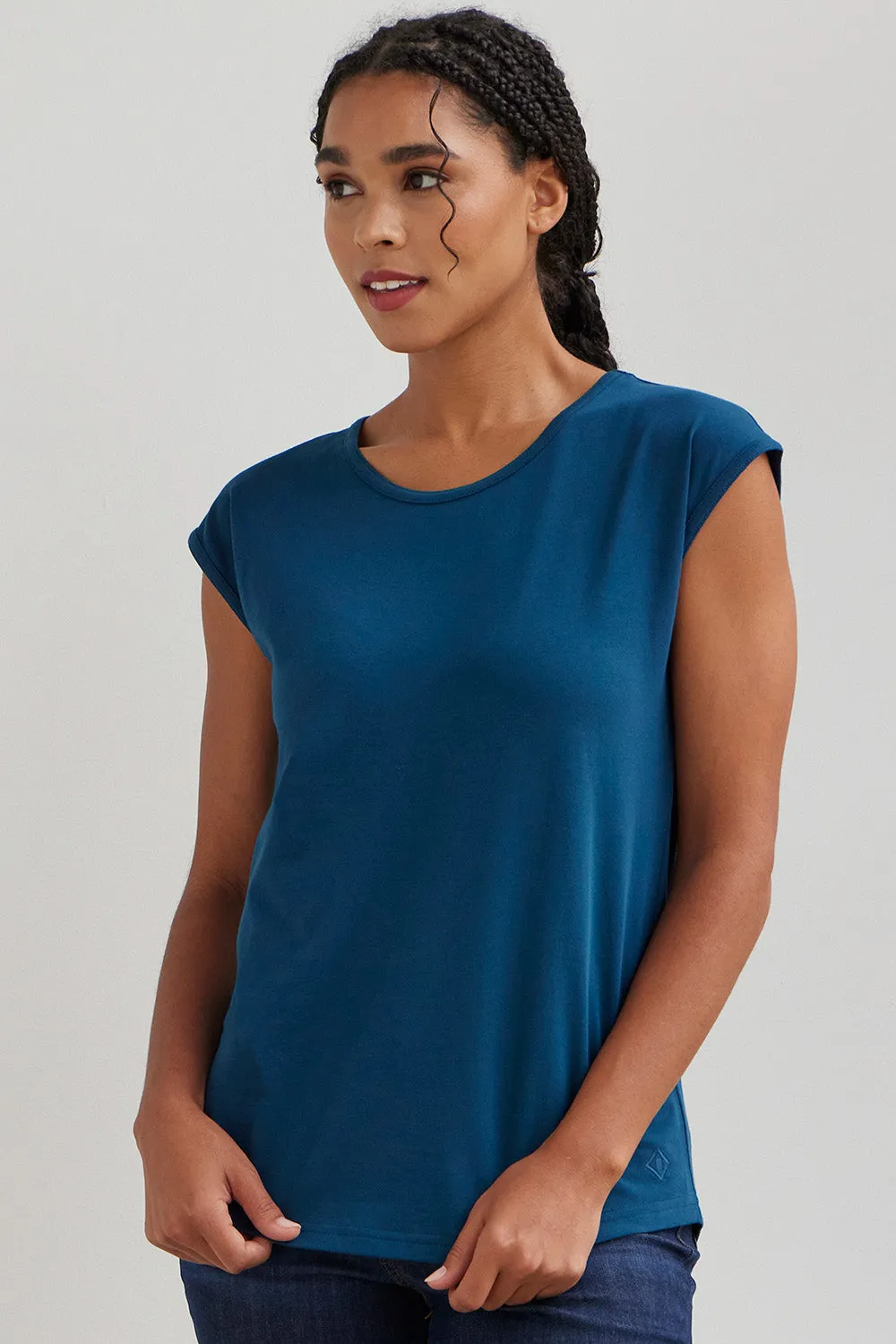 Women's Organic Cap Sleeve Easy Tee