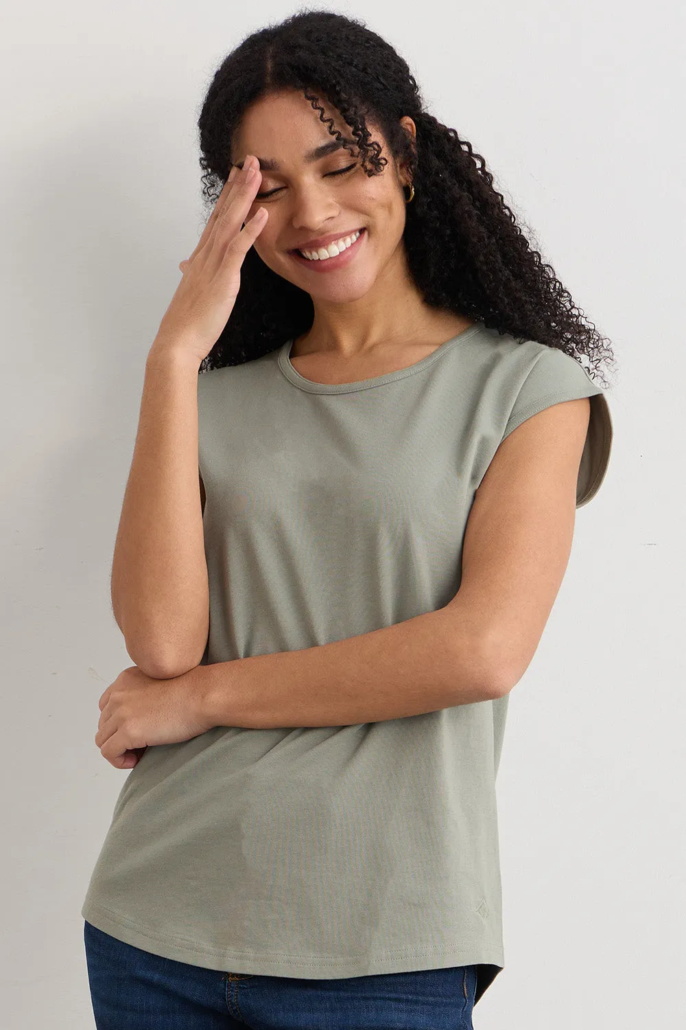 Women's Organic Cap Sleeve Easy Tee