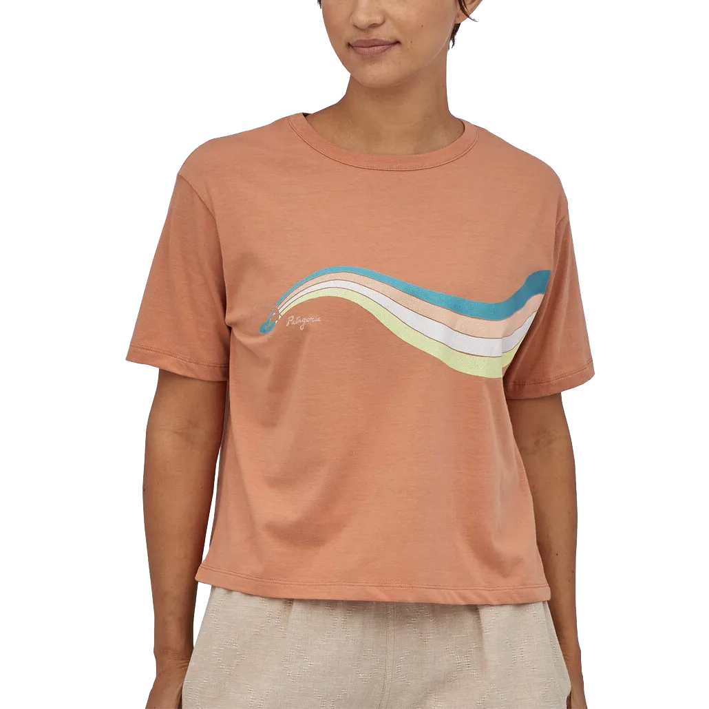 Women's Psychedelic Slider Organic Easy-Cut