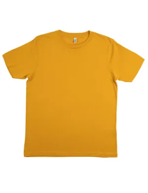 Yellow Unisex Fairtrade Organic Cotton Carbon Neutral T-shirt